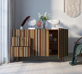 фото Комод "Berber" с двумя дверками и ящиками принт 20 арт BB17/Print_20