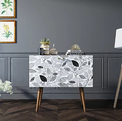 Комод на высоких ножках "Berber" малый принт 9 арт BB13/Print_09 на заказ в интернет-магазине
