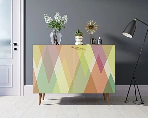 купить Комод "Berber" две дверки 16 принт арт BB04/Print_16 в интернет-магазине