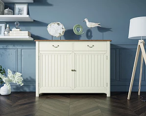 фото Комод Olivia из березы в бежевом цвете арт GA4005-1C в интерьере