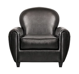 стильное Кожаное кресло Flog Black