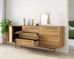 заказать Комод "Bruni" с тремя ящиками и дверками арт BR-03 в интернет-магазине