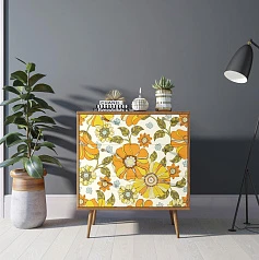 стильные Комод "Berber" три ящика 47 принт арт BB40/Print_47