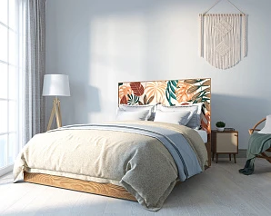 Кровать "Berber" 160х200 см 25 принт арт BB41/Print_25 на заказ