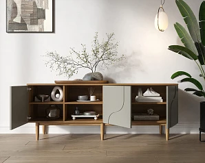 фото Комод с дверками "Arka" AR10-F2 в интерьере