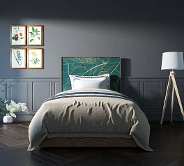 заказать стильные Кровать "Berber" 120х200 см принт 41 арт BB42/Print_41