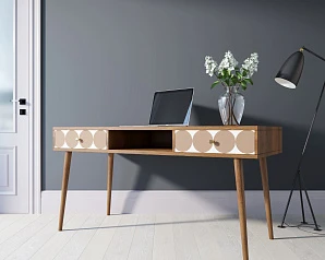 красивый Стол рабочий "Berber" принт 17 арт BB18/Print_17 в интернет-магазине