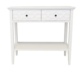 фото Дизайнерская консоль Friz White в интерьере