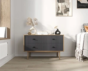 стильный Комод с четырьмя ящиками "Emerson" арт EM05/7024/L на заказ