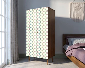 купить красивый Шкаф малый двухстворчатый "Berber" принт 24 арт BB08/Print_24 в интернет-магазине