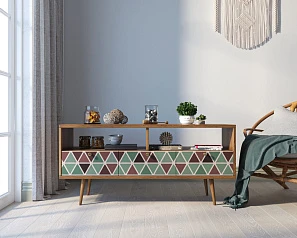 красивые Консоль "Berber" с тремя ящиками принт 26 арт BB23/Print_26