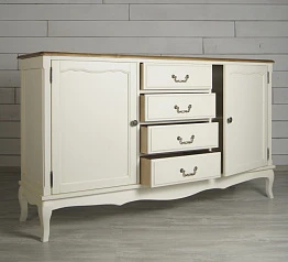 купить красивый Бежевый комод "Leontina" с дверками и ящиками арт ST9351 в интернет-магазине