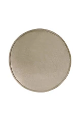 Пуф Pearl Adorn Taupe на черных ножках