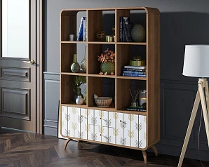 купить красивый Стеллаж "Ellipse" принт 2 арт EL13/print_2