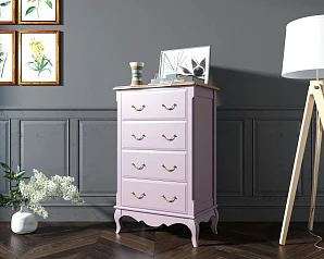 купить Комод Leontina Lavanda четыре ящика арт ST9340L