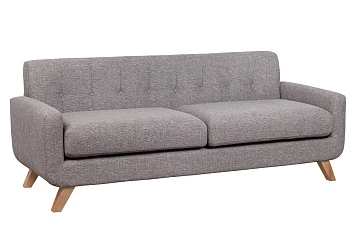 Диван скандинавский на ножках Uter серый