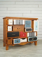 купить Комод "Gouache Birch"  темный арт M10594ETG/1 в интернет-магазине