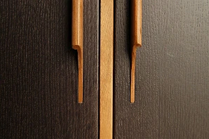 купить Шкаф двустворчатый  "Bruni Black" с двумя ящиками арт BR27/2Black в интернет-магазине