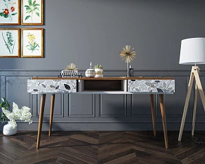 купить стильный Стол рабочий "Berber" принт 9 арт BB18/Print_09 в интернет-магазине