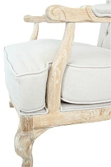 Кресло с пуфом Honesta Beige на заказ