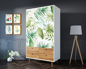 красивый Шкаф трехстворчатый "Berber" принт 4 арт BB02/Print_04 на заказ