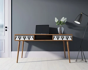 купить красивый Стол рабочий "Berber" принт 19 арт BB18/Print_19 в интернет-магазине