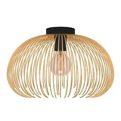 фото 900165 Потолочный светильник VENEZUELA, 1x40W(E27), сталь, черный, золотой в интерьере