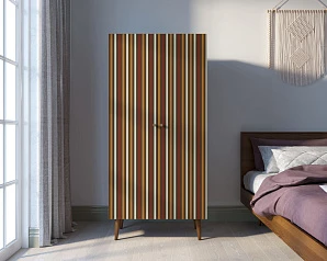 купить Шкаф малый двухстворчатый "Berber" принт 20 арт BB08/Print_20 в интернет-магазине