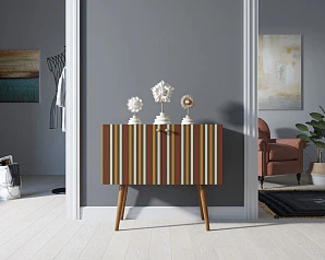 купить Комод на высоких ножках "Berber" малый принт 20 арт BB13/Print_20