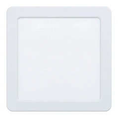 красивые 99163 Светодиодный встраиваемый светильник FUEVA 5, 11W (LED), 166х166, ET26, 1350lm, 3000K, сталь, белый