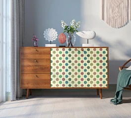купить Комод "Berber" с двумя дверками и ящиками 24 принт арт BB05/Print_24