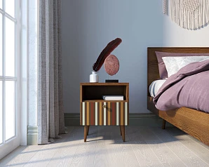 заказать стильные Тумбочка "Berber" с одним ящиком 20 принт арт BB06/Print_20, разноцветная