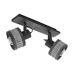 43445 Настенно-потолочный светильник TURROCK, 2Х28W, E27, L575, B160, H310, сталь, серая патина/черн в интернет-магазине