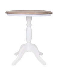 Журнальный столик круглый Valent White в интерьере