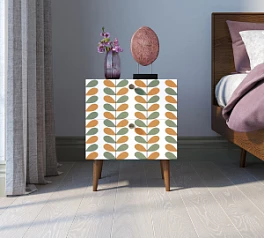 заказать Тумбочка "Berber" с двумя ящиками 23 принт арт BB03/Print_23, разноцветная
