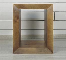 Тумба прикроватная в стиле Лофт "Gouache" арт ETG10523, цвет - орех