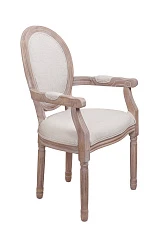 стильный Мягкий стул с подлокотниками Volker Arm Beige V2