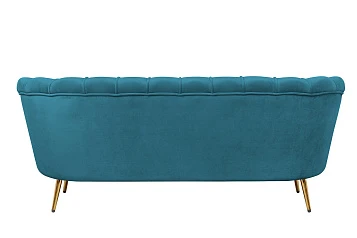 фото Диван ракушка для гостиниц Pearl Triple Marine Velvet в интерьере