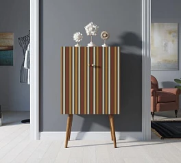 заказать Комод на высоких ножках "Berber" 20 принт арт BB09/Print_20 в интернет-магазине