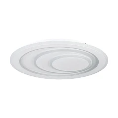 красивые 32053 Потолочный светильник PALAGIANO 1, 21W (LED), 4000K, 3200lm, H50, ?480, сталь, белый / пластик, сталь, матовый белый на заказ