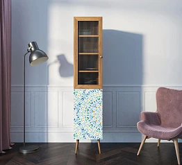 купить Буфет "Berber" узкий принт 46 арт BB39/Print_46 в интернет-магазине