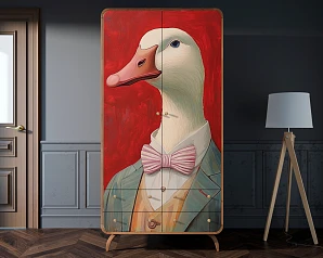 заказать Шкаф в скандинавском стиле "Ellipse Print" с ящиками арт EL15/Art11 в интернет-магазине