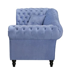 Двухместный диван Lina Blue-B синий