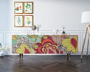 купить Комод "Berber" удлиненный 6 принт арт BB11/Print_06
