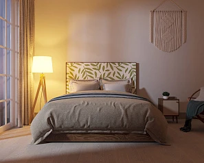 Кровать "Berber" 160х200 см 28 принт арт BB41/Print_28 в интернет-магазине