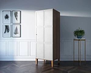 стильный Шкаф "Andersen" одностворчатый арт AN01WH на заказ