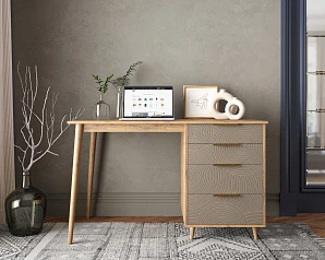 стильные Стол рабочий "Line" одной тумбой R23/beige