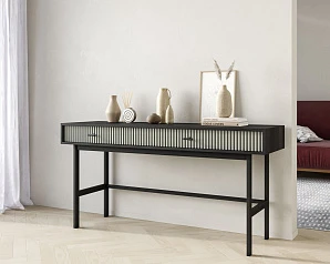 красивые Консоль с двумя ящиками "Emerson" арт EM22/gray/L в интернет-магазине