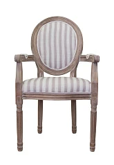 Мягкий стул с подлокотниками Volker Arm Pinstripe на заказ