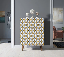 фото Комод "Berber" большой принт 22 арт BB12/Print_22 в интерьере